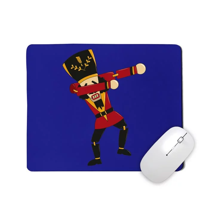 Cute Dabbing Nutcracker Christmas Mousepad