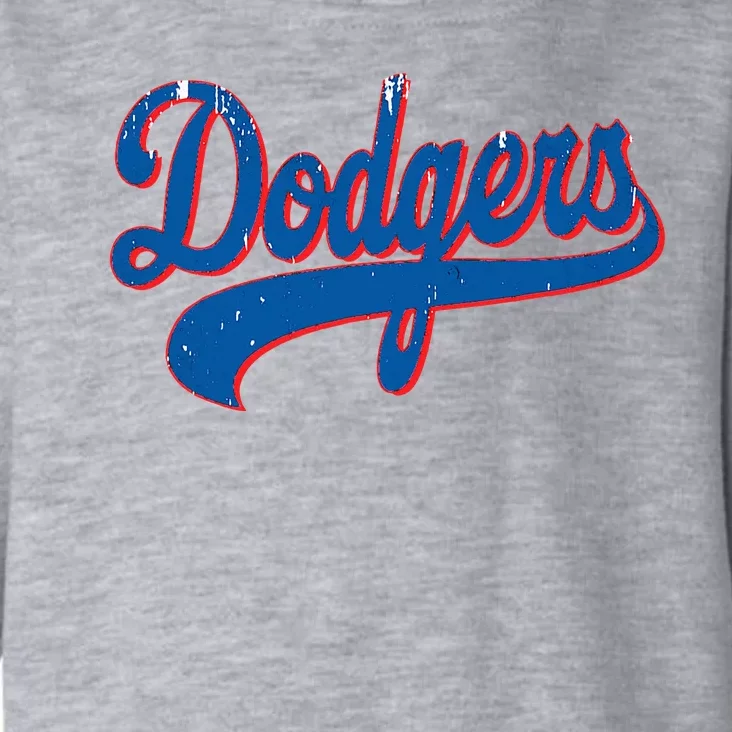 Classic Dodgers Name Personalized Outfits Adorable Toddler Hoodie