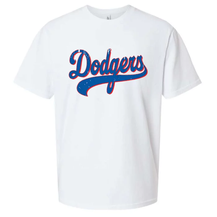 Classic Dodgers Name Personalized Outfits Adorable Sueded Cloud Jersey T-Shirt