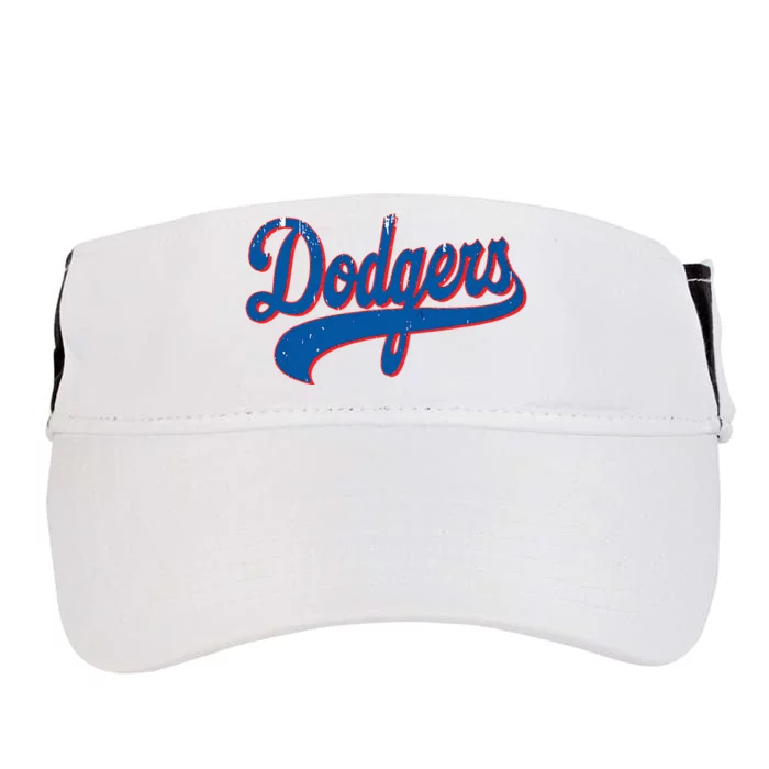 Classic Dodgers Name Personalized Outfits Adorable Adult Drive Performance Visor