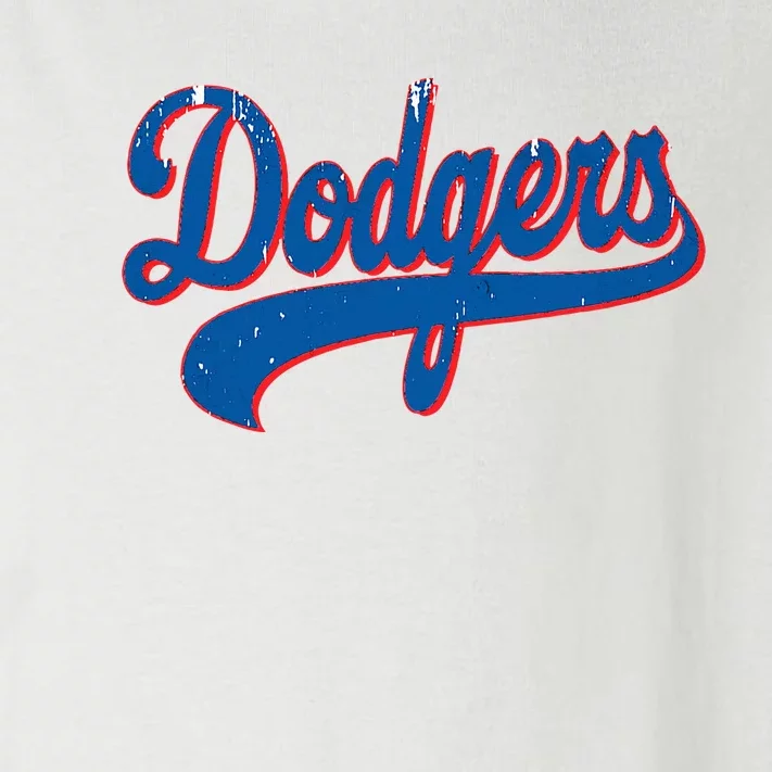 Classic Dodgers Name Personalized Outfits Adorable Toddler Long Sleeve Shirt