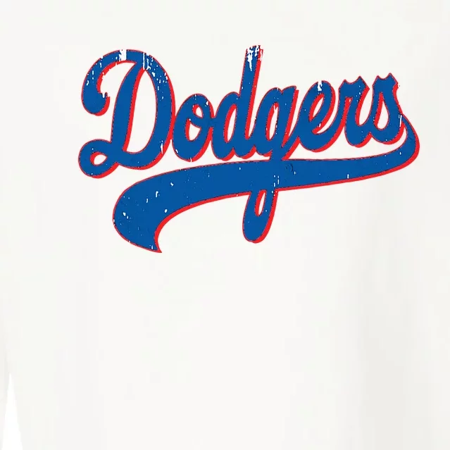 Classic Dodgers Name Personalized Outfits Adorable Cropped Pullover Crew