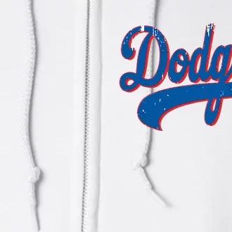 Classic Dodgers Name Personalized Outfits Adorable Full Zip Hoodie