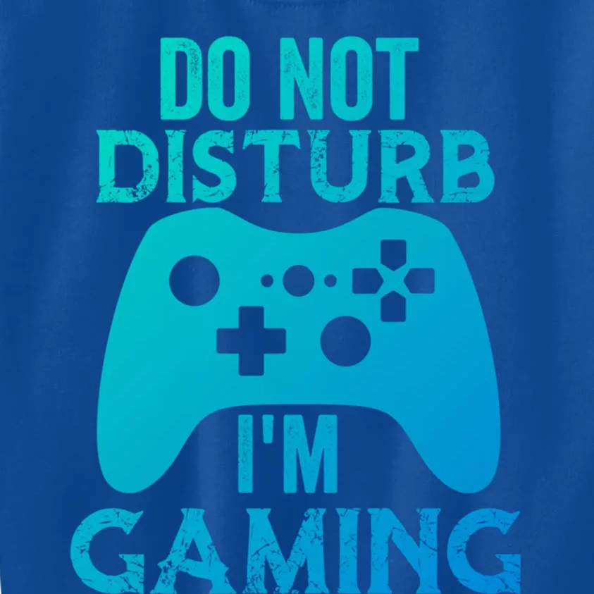 Christmas Do Not Disturb Im Gaming Gift Video Game Gamer Gift Kids Sweatshirt