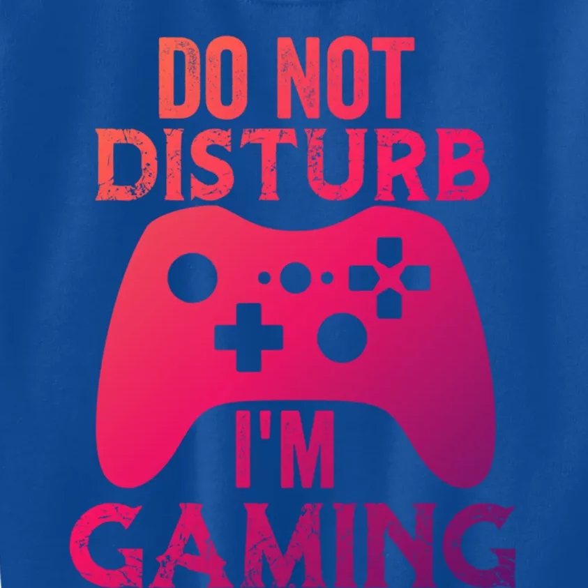 Christmas Do Not Disturb Im Gaming Gift Video Game Gamer Gift Kids Sweatshirt