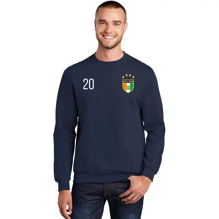 Cote DIvoire Number 20 Sports Jersey Football Twenty Sweatshirt