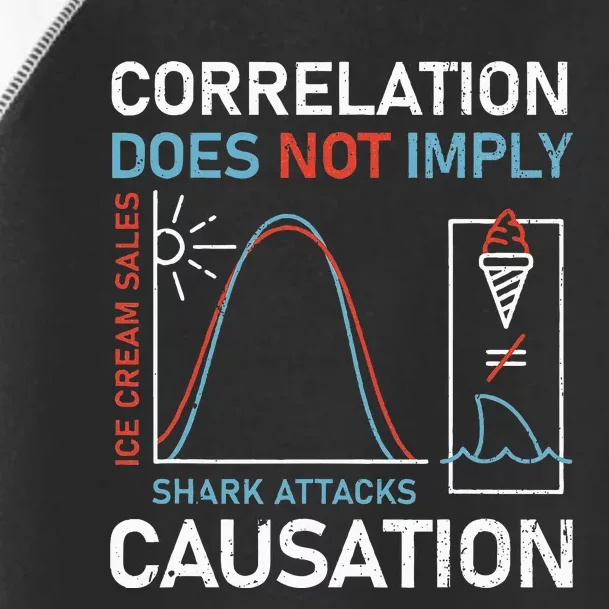 Correlation Does Not Imply Causation Toddler Fine Jersey T-Shirt