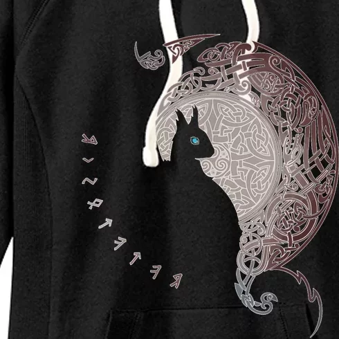 Celtic Dragons Nordic Mythical Iking Women's Fleece Hoodie