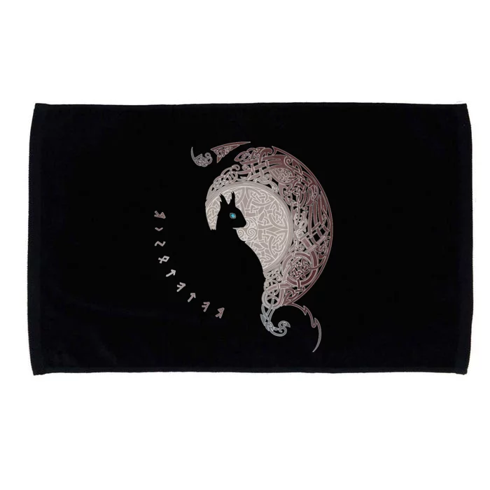 Celtic Dragons Nordic Mythical Iking Microfiber Hand Towel