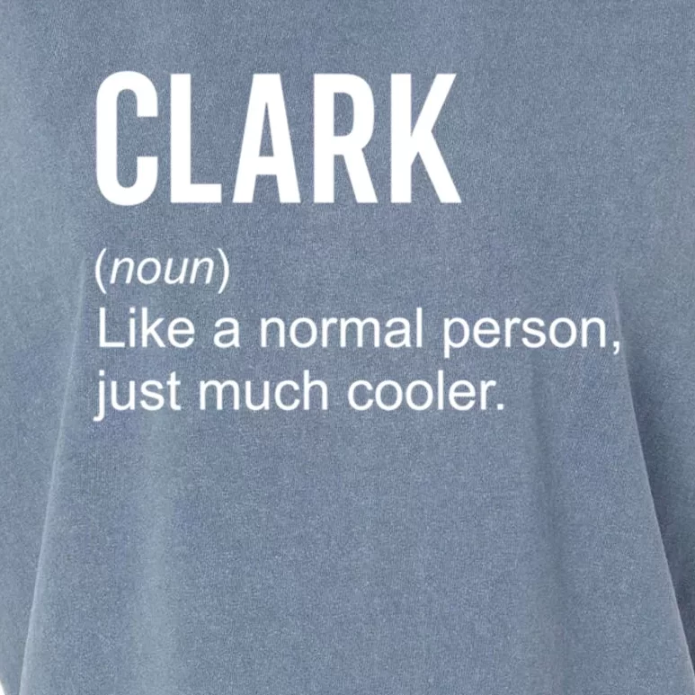 Clark Definition Name Funny Personalized Birthday Gift Garment-Dyed Women's Muscle Tee