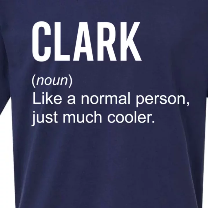 Clark Definition Name Funny Personalized Birthday Gift Sueded Cloud Jersey T-Shirt