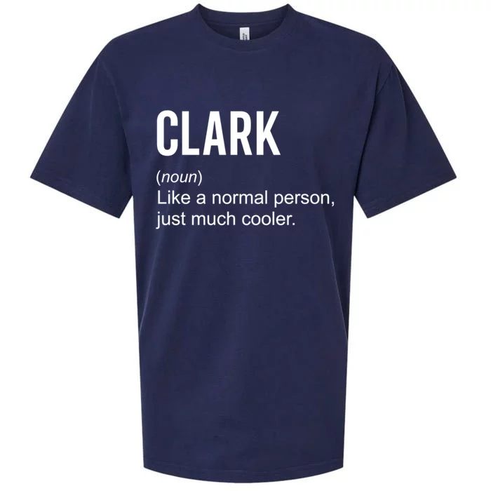 Clark Definition Name Funny Personalized Birthday Gift Sueded Cloud Jersey T-Shirt