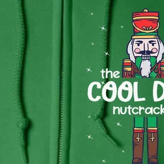 Cool Dad Nutcracker Family Matching Funny Pajama Full Zip Hoodie