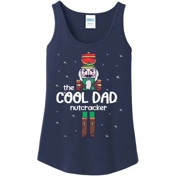 Cool Dad Nutcracker Family Matching Funny Pajama Ladies Essential Tank