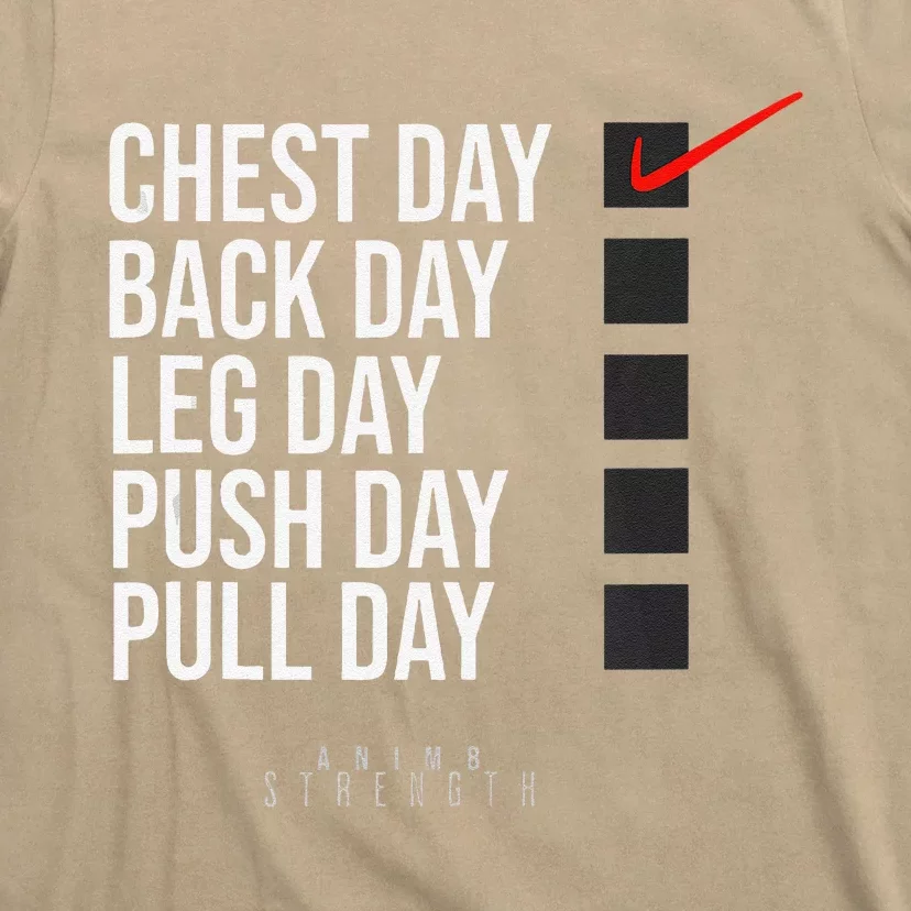 Chest Day Novelty Gym T-Shirt