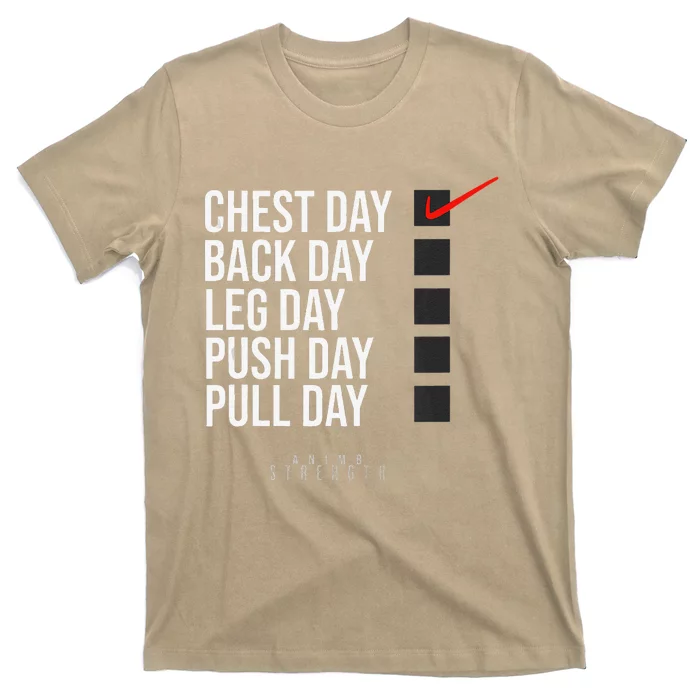 Chest Day Novelty Gym T-Shirt