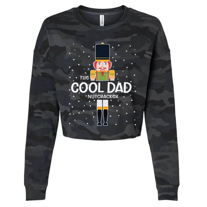 Cool Dad Nutcracker Family Matching Cropped Pullover Crew