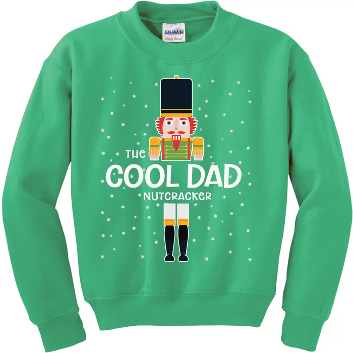 Cool Dad Nutcracker Family Matching Kids Sweatshirt