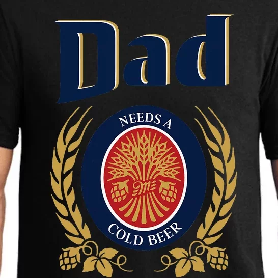 Cute Dad Needs A Cold Beer Drinking Funny Fathers Day 2024 Pajama Set