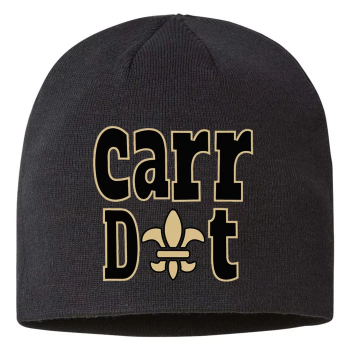 Carr Dat New Orleans Louisiana Everyone Loves New Orleans 8 1/2in Sustainable Knit Beanie