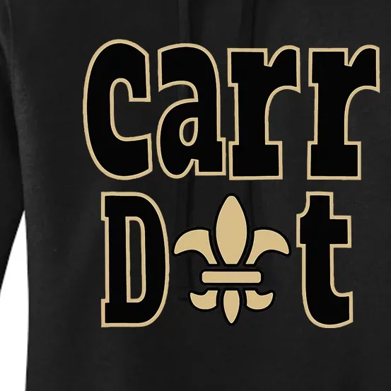 Carr Dat New Orleans Louisiana Everyone Loves New Orleans Women's Pullover Hoodie