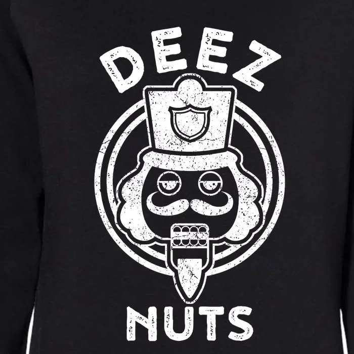 Christmas Deez Nuts Nutcracker Funny Womens California Wash Sweatshirt