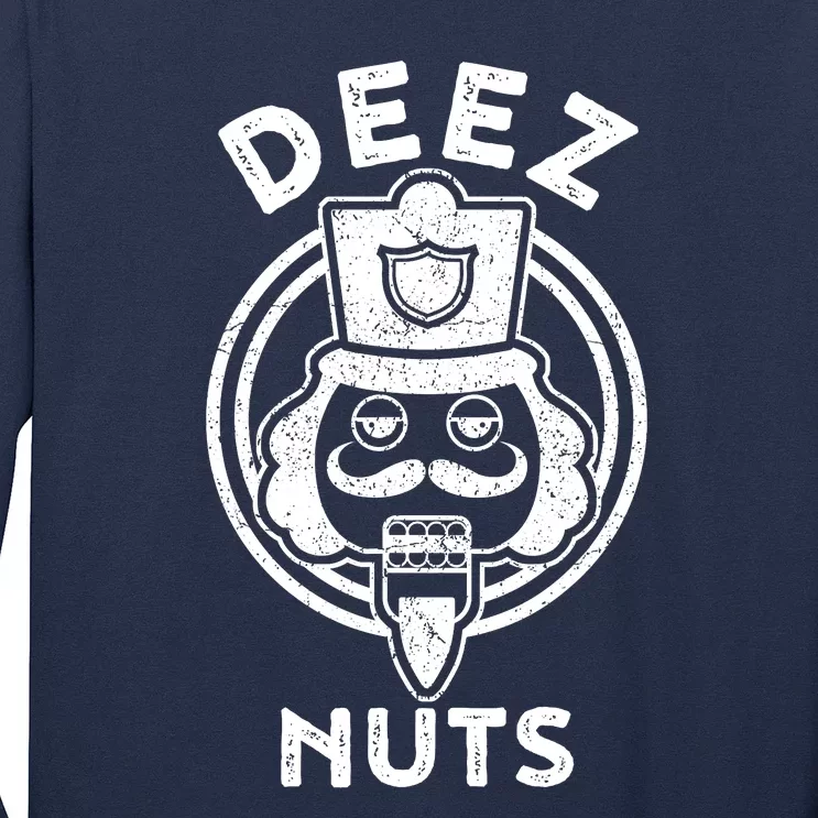 Christmas Deez Nuts Nutcracker Funny Long Sleeve Shirt