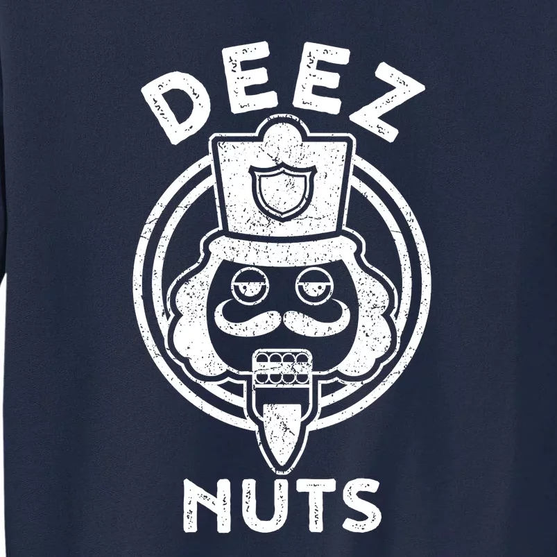 Christmas Deez Nuts Nutcracker Funny Tall Sweatshirt