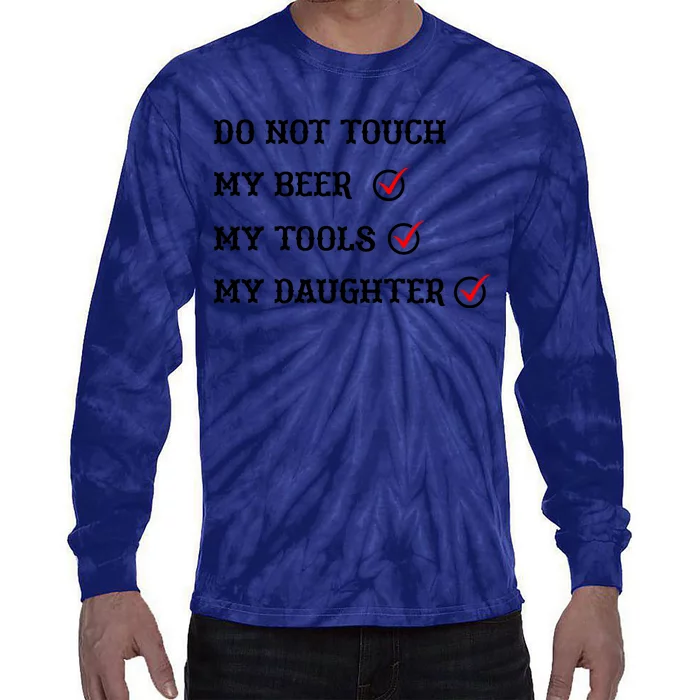 Cds Do Not Touch Tie-Dye Long Sleeve Shirt