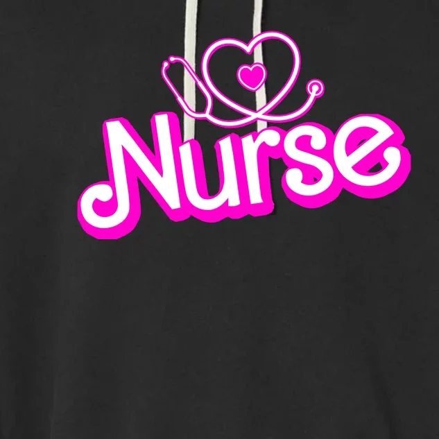 Cute Doll Nurse Garment-Dyed Fleece Hoodie