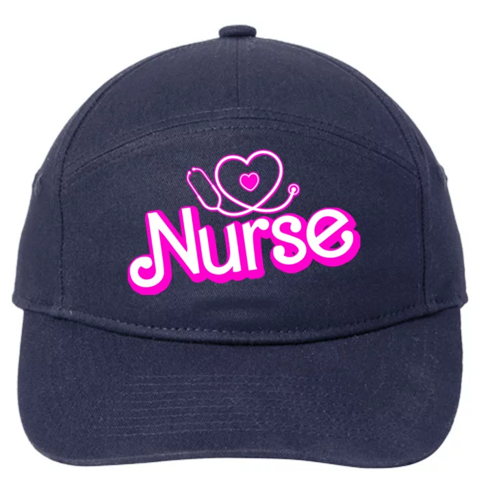 Cute Doll Nurse 7-Panel Snapback Hat