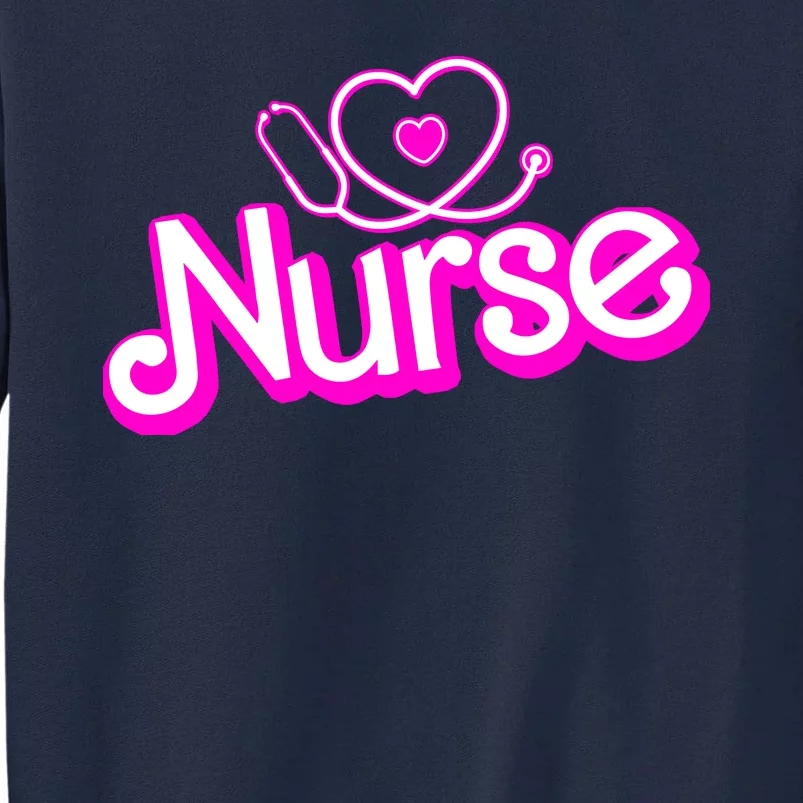 Cute Doll Nurse Tall Sweatshirt