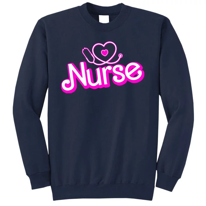 Cute Doll Nurse Tall Sweatshirt