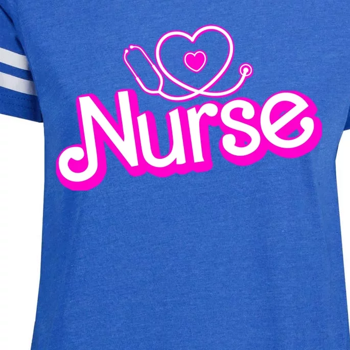 Cute Doll Nurse Enza Ladies Jersey Football T-Shirt