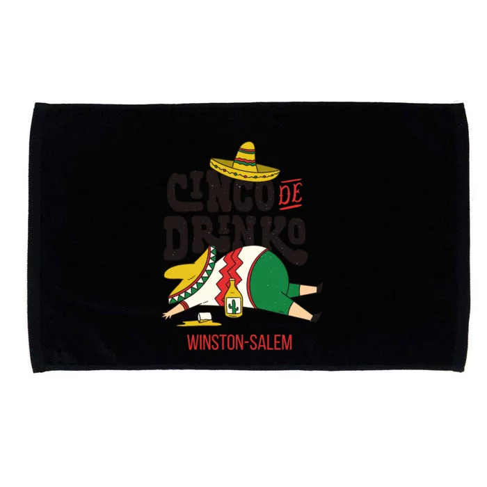 Cinco De O Fiesta On Cinco De Mayo In Winstongiftsalem Meaningful Gift Microfiber Hand Towel