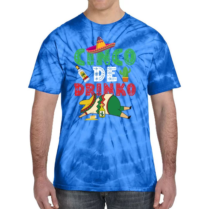 Cinco De O Funny Cinco De Mayo Cool Gift Tie-Dye T-Shirt