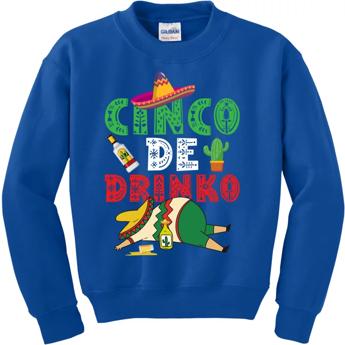 Cinco De O Funny Cinco De Mayo Cool Gift Kids Sweatshirt