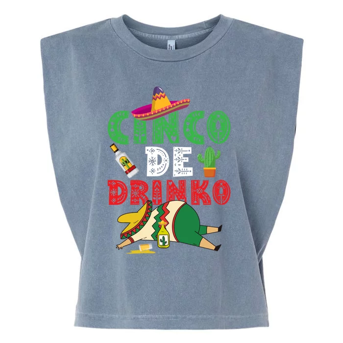 Cinco De O Funny Cinco De Mayo Cool Gift Garment-Dyed Women's Muscle Tee