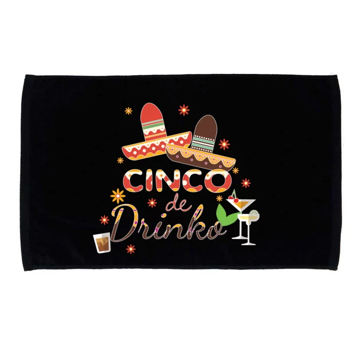 Cinco De O Funny Festive Ing Bartender Sombrero Cute Gift Microfiber Hand Towel