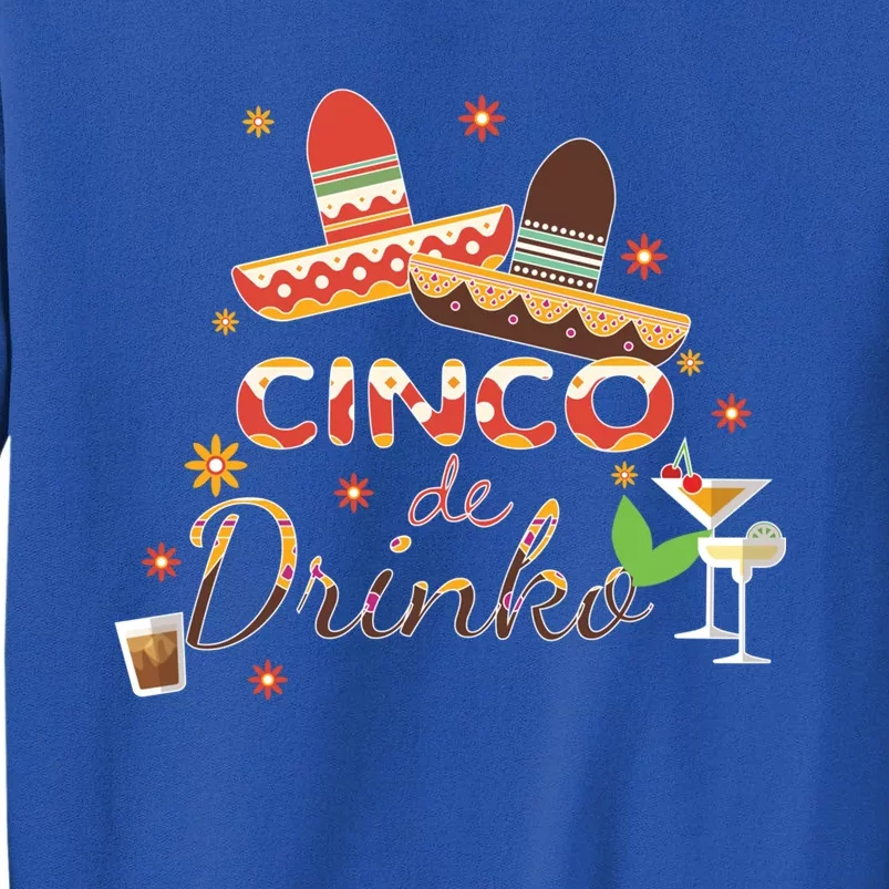 Cinco De O Funny Festive Ing Bartender Sombrero Cute Gift Tall Sweatshirt