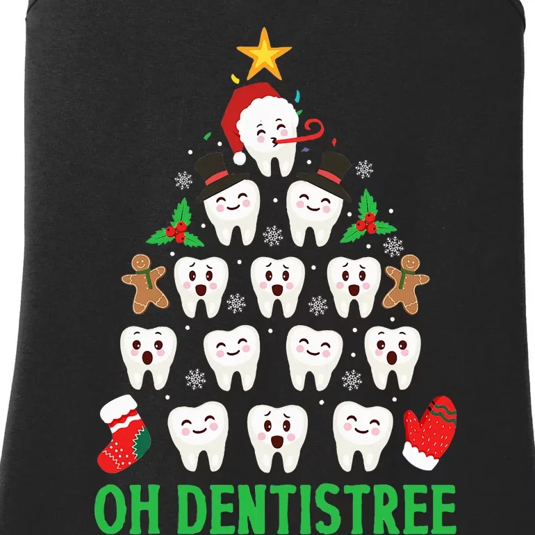 Christmas Dentist Oh Dentistree Funny Xmas Dental Ladies Essential Tank