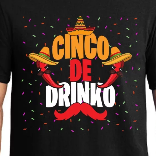 Cinco De O Funny Mexican Ing Costume Cool Gift Pajama Set