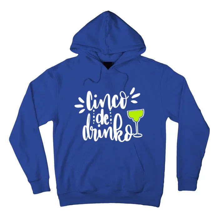 Cinco De O Letters Cute Margarita Cocktail Graphic Gift Tall Hoodie