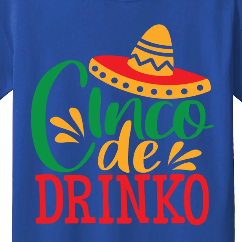 Cinco De O Mayo Mexican Fiesta Funny Ing Gift Kids T-Shirt