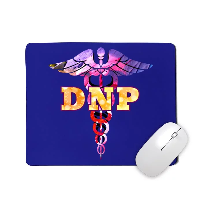 Colorful Doctor Of Nursing Practice Gift Caduceus Design Cool Gift Mousepad