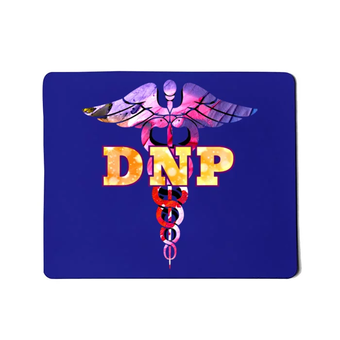 Colorful Doctor Of Nursing Practice Gift Caduceus Design Cool Gift Mousepad