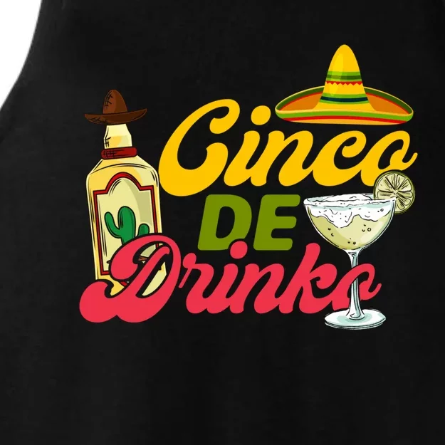 Cinco De O Mexican Fiesta Party Cinco De Mayo Funny Gift Ladies Tri-Blend Wicking Tank