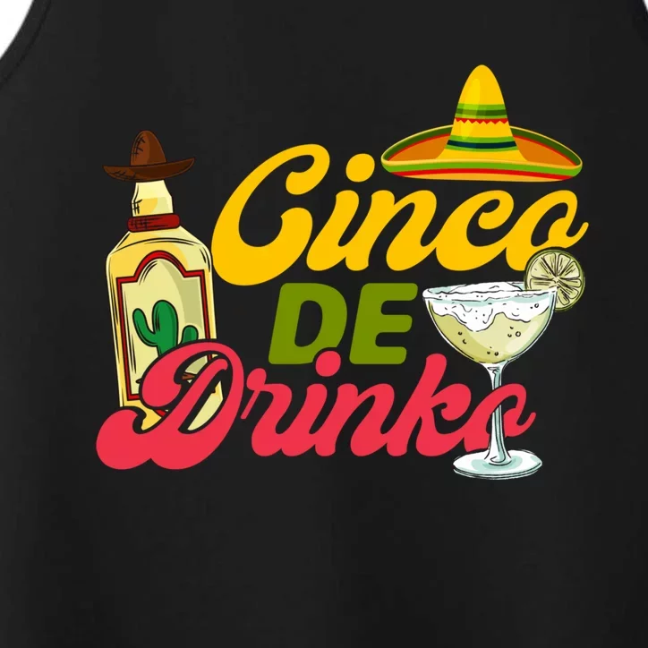 Cinco De O Mexican Fiesta Party Cinco De Mayo Funny Gift Performance Tank