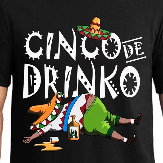 Cinco De O Mexican Sombrero Mustache Mexico Gift Pajama Set