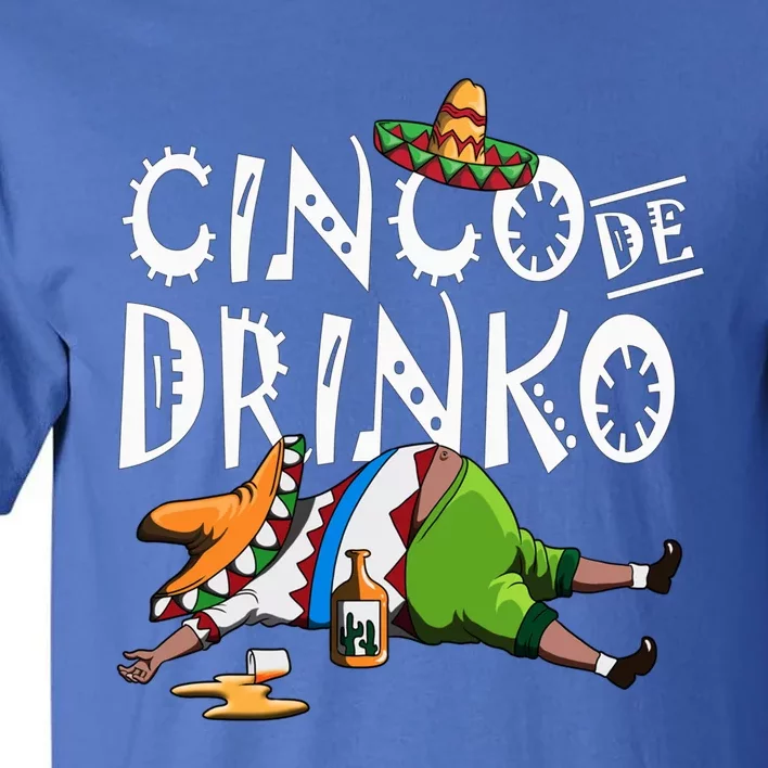 Cinco De O Mexican Sombrero Mustache Mexico Gift Tall T-Shirt